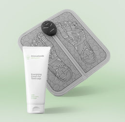 Pack Jambes Fatiguées - 1 Masseur Électro-stimulateur des Pieds et des Jambes+ Une Crème Énergisante pour Jambes Fatiguées 200 ml - Livraison offerte